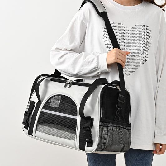 Portable Outdoor Portable One Shoulder Diagonal Cross Pet Box