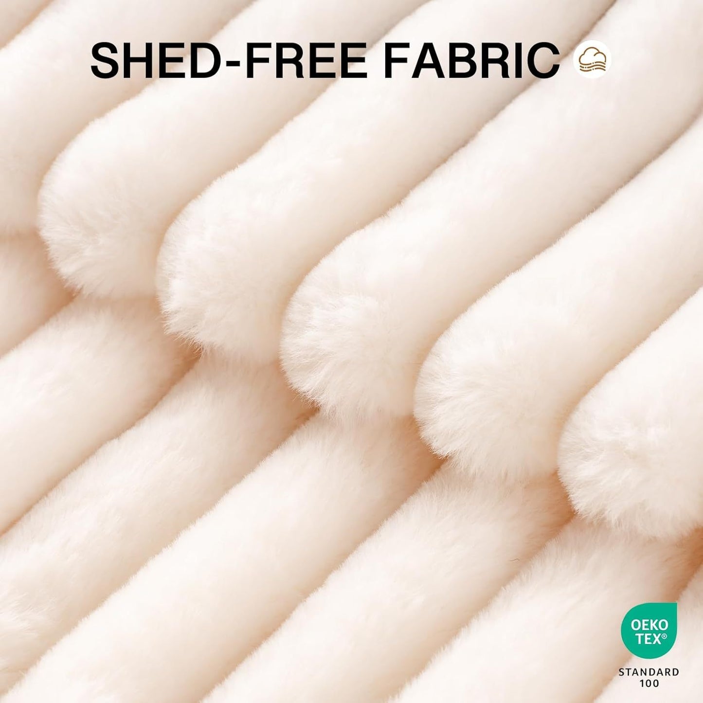 MEWOOFUN Donut Dog Bed For Small Dogs - Calming Round Fluffy Pet Bed With Non-Slip Bottom, Washable Puppy & Kitten Bed 25x25x7 Inch, Cream