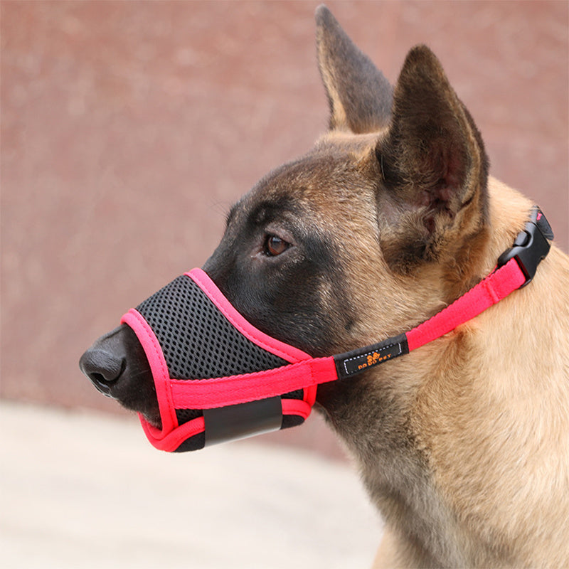 Soft Adjustable Dog Muzzle – Prevent Biting, Chewing & Barking