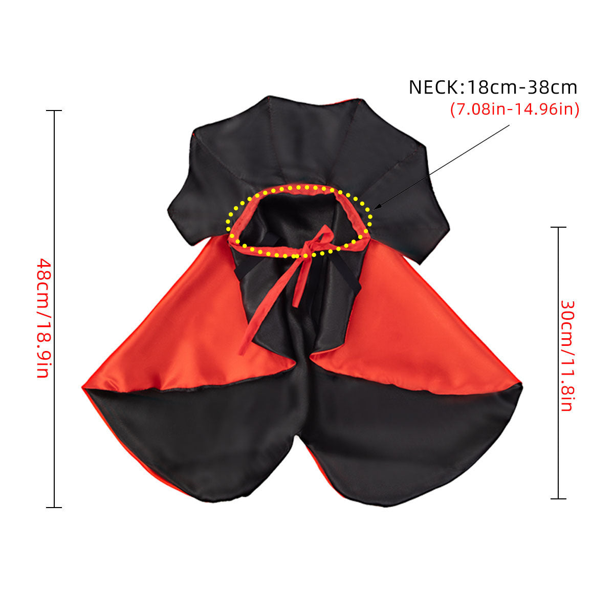 Pet Supplies Halloween Atmosphere Cloak for Cats and Dogs